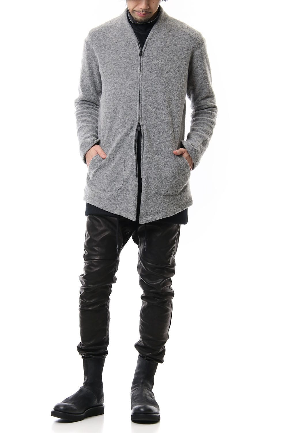 ZIP CARDE Snow Gray