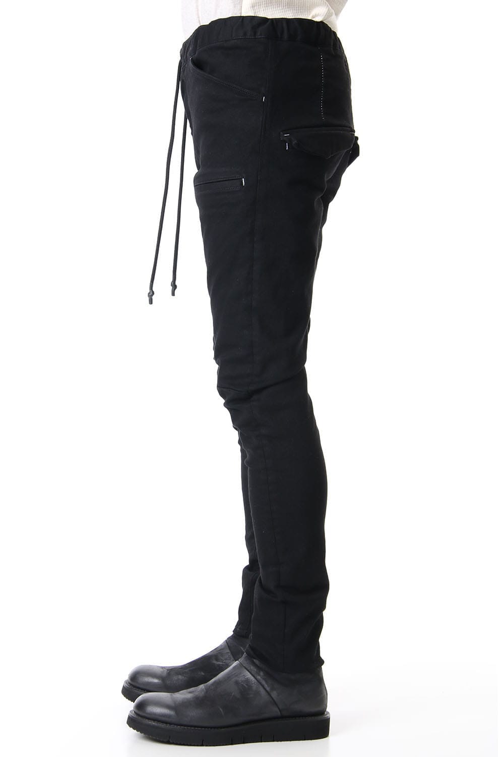 SLIM EASY PANTS Deep Black