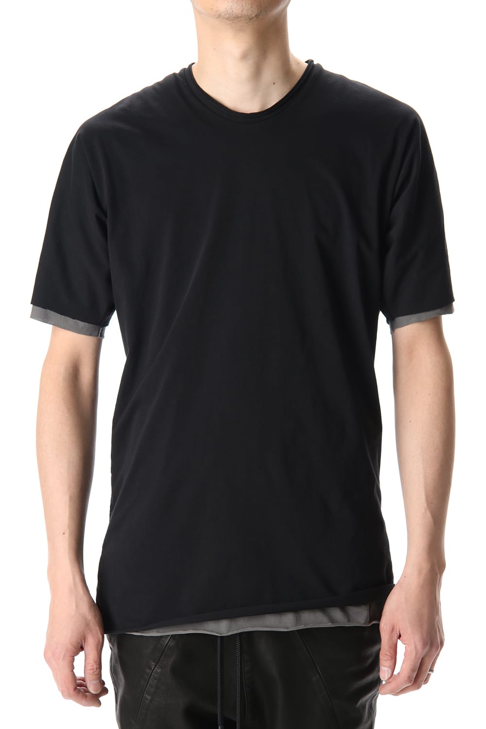 DOUBLE DOLMAN H/S Black