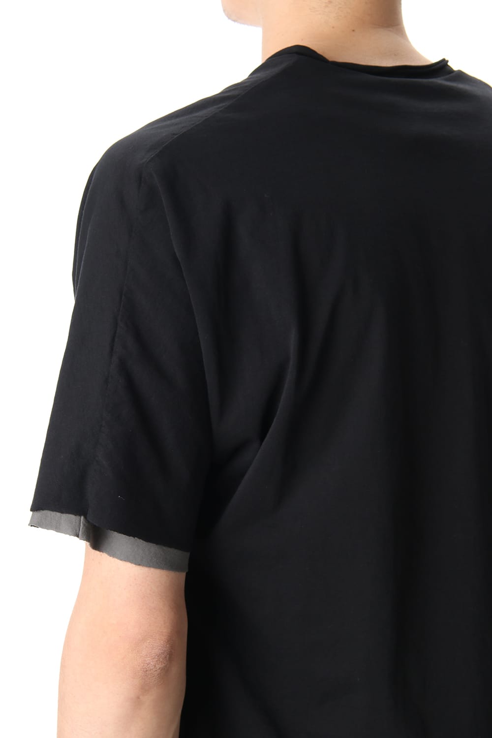 DOUBLE DOLMAN H/S Black