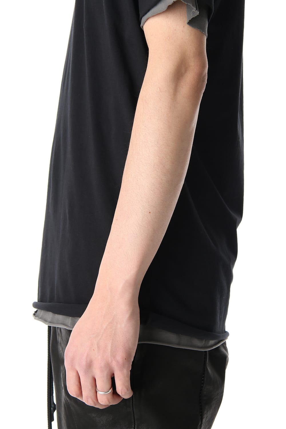 DOUBLE DOLMAN H/S Black