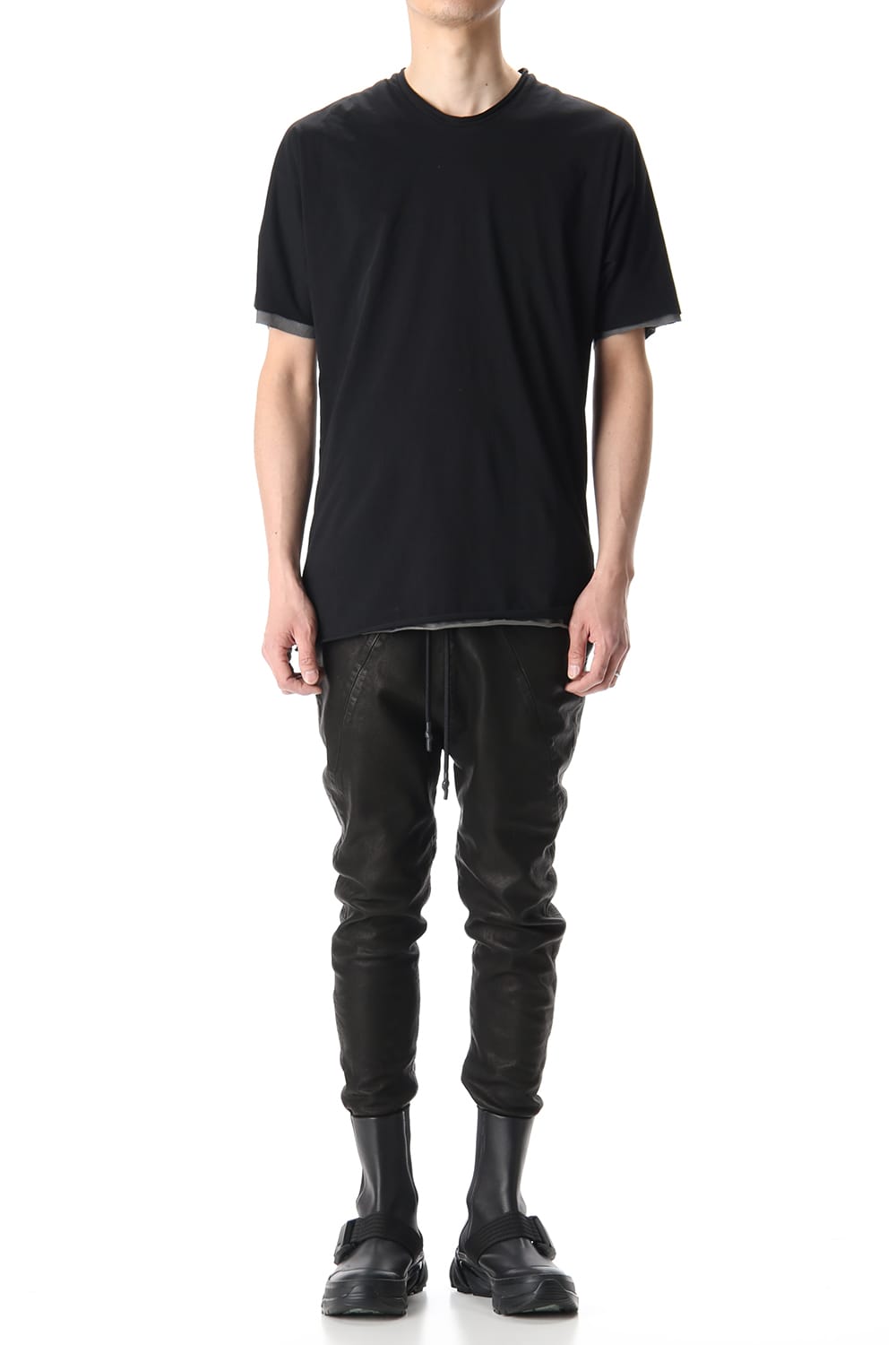 DOUBLE DOLMAN H/S Black