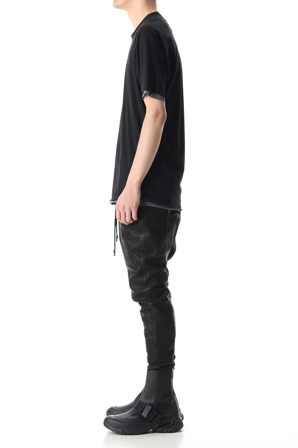 DOUBLE DOLMAN H/S Black