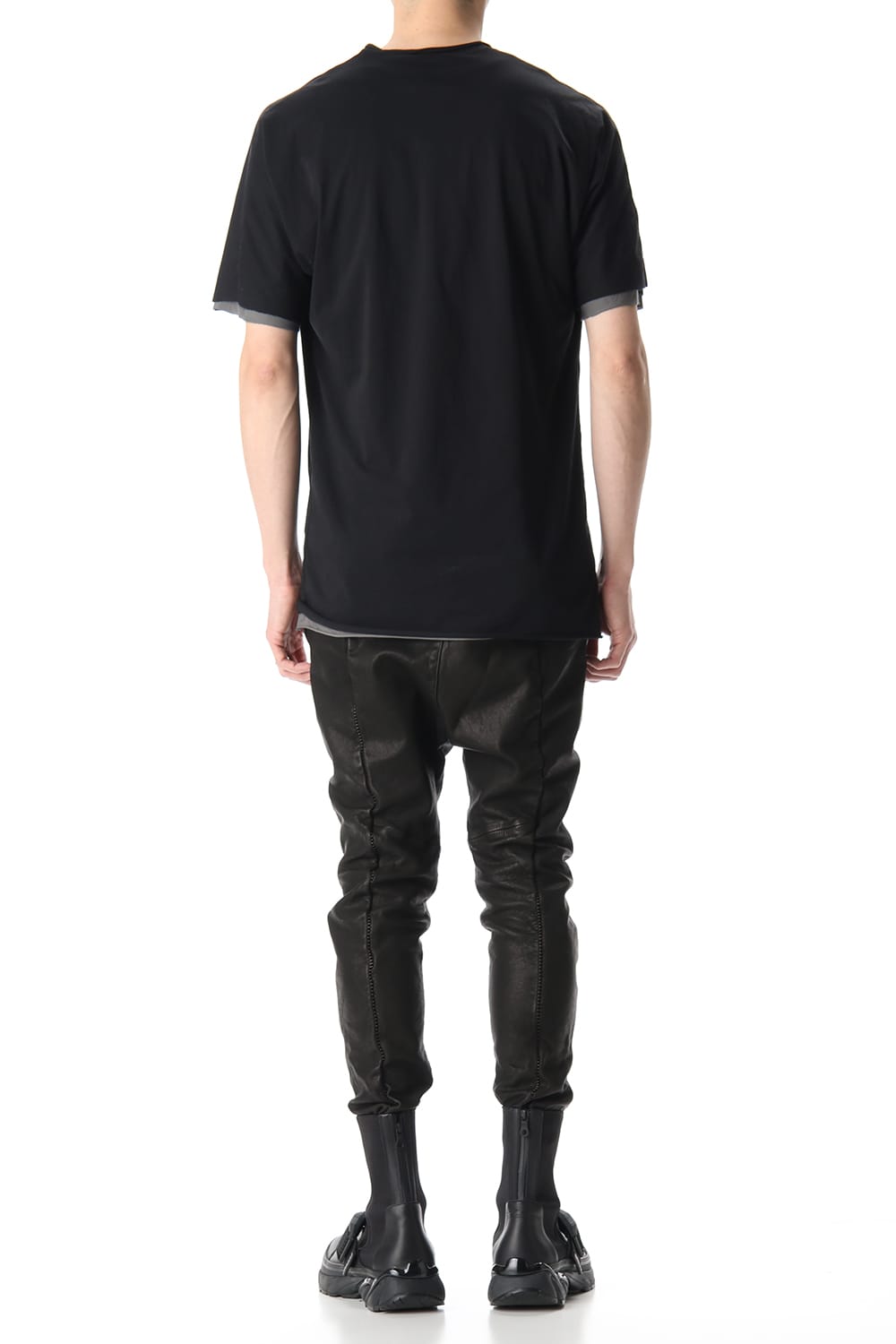 DOUBLE DOLMAN H/S Black