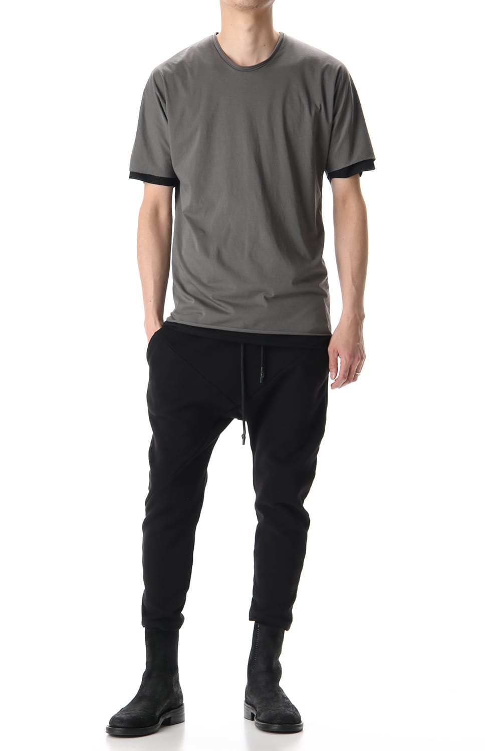 DOUBLE DOLMAN H/S Smoke Gray