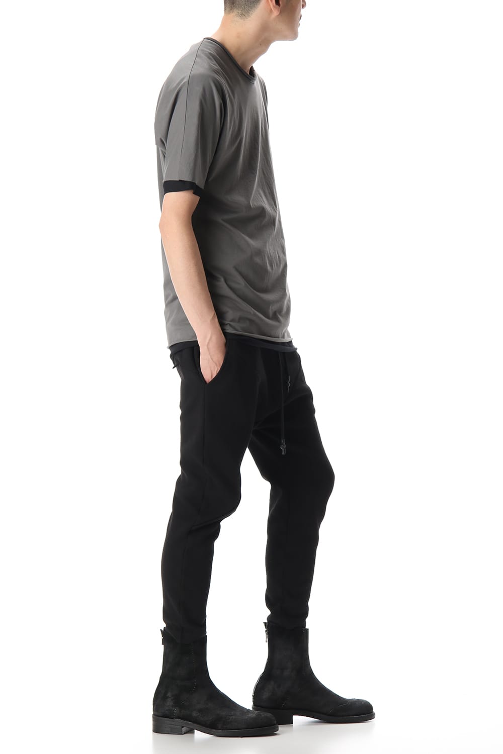 DOUBLE DOLMAN H/S Smoke Gray