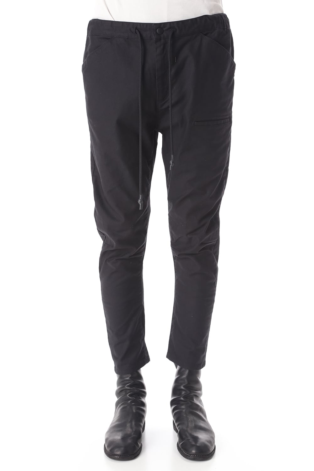 CROPPED SLIM EASY Black