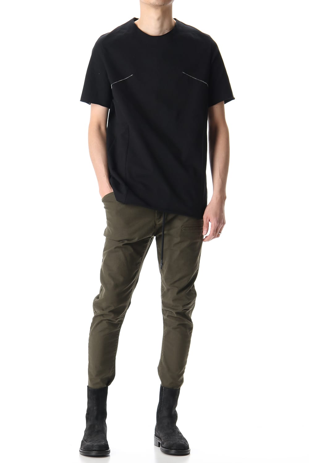 CROPPED SLIM EASY Khaki