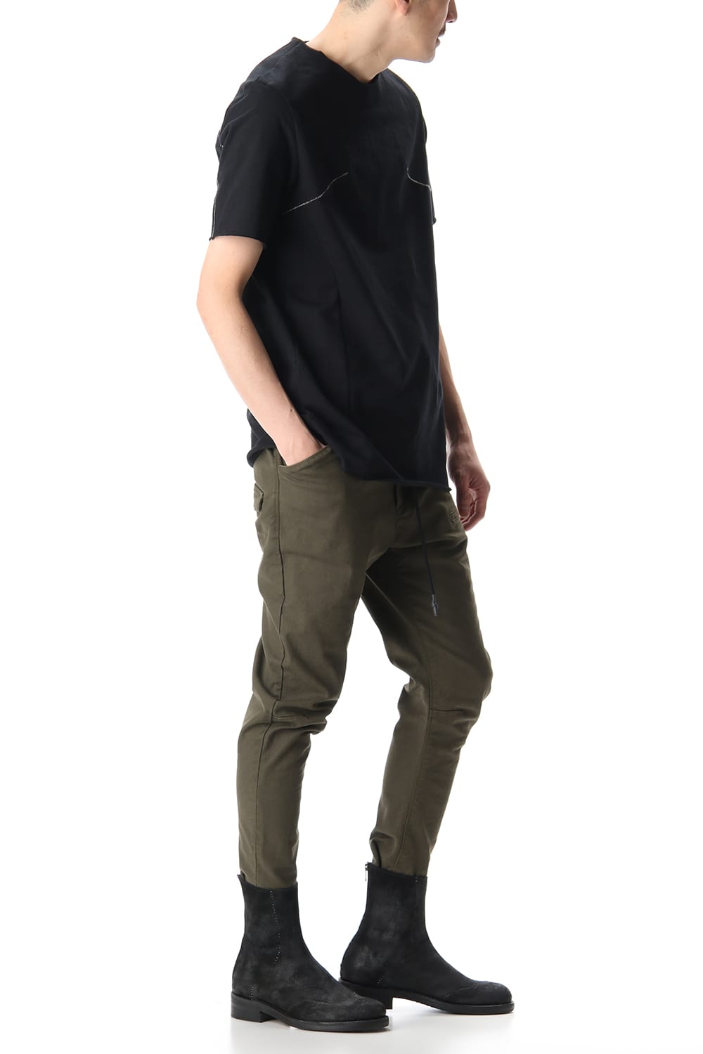 CROPPED SLIM EASY Khaki
