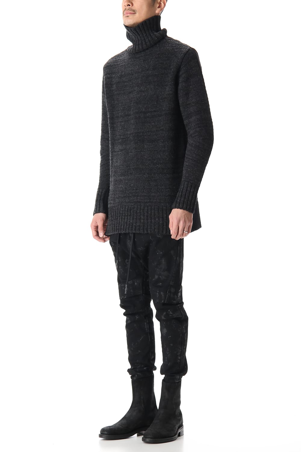 DOUBLEFACE KNIT JERSEY Black×C.Gray