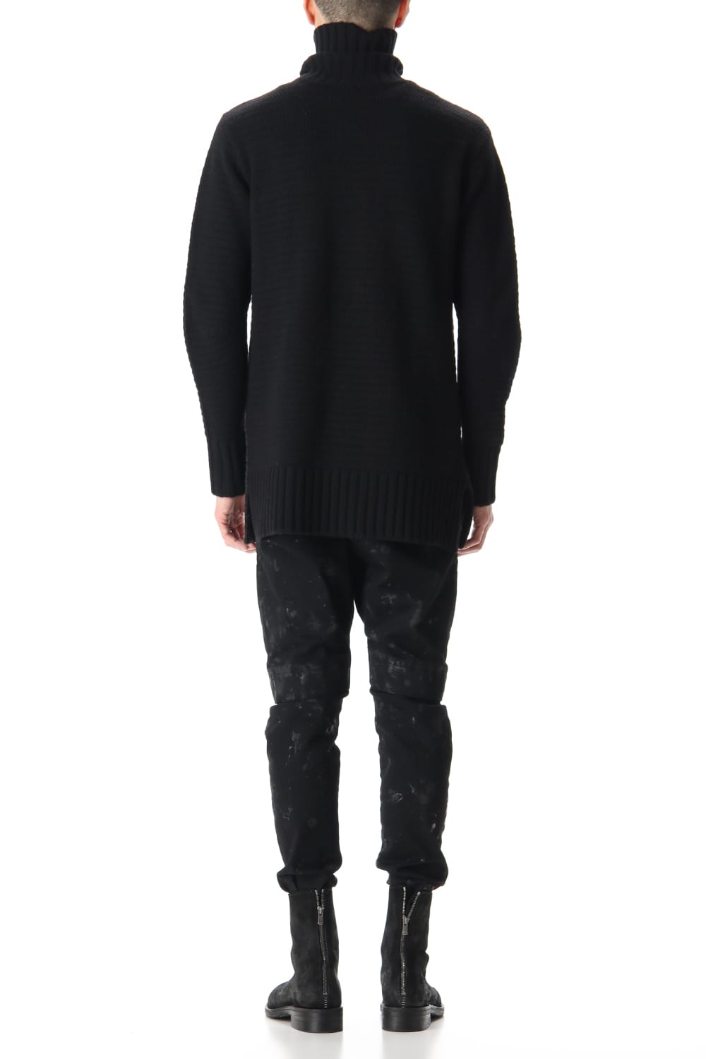 DOUBLEFACE KNIT JERSEY Black×C.Gray