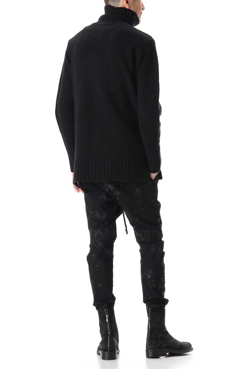 DOUBLEFACE KNIT JERSEY Black×C.Gray