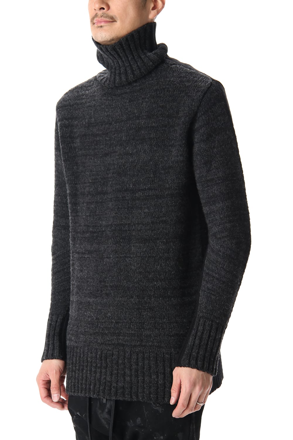 DOUBLEFACE KNIT JERSEY Black×C.Gray