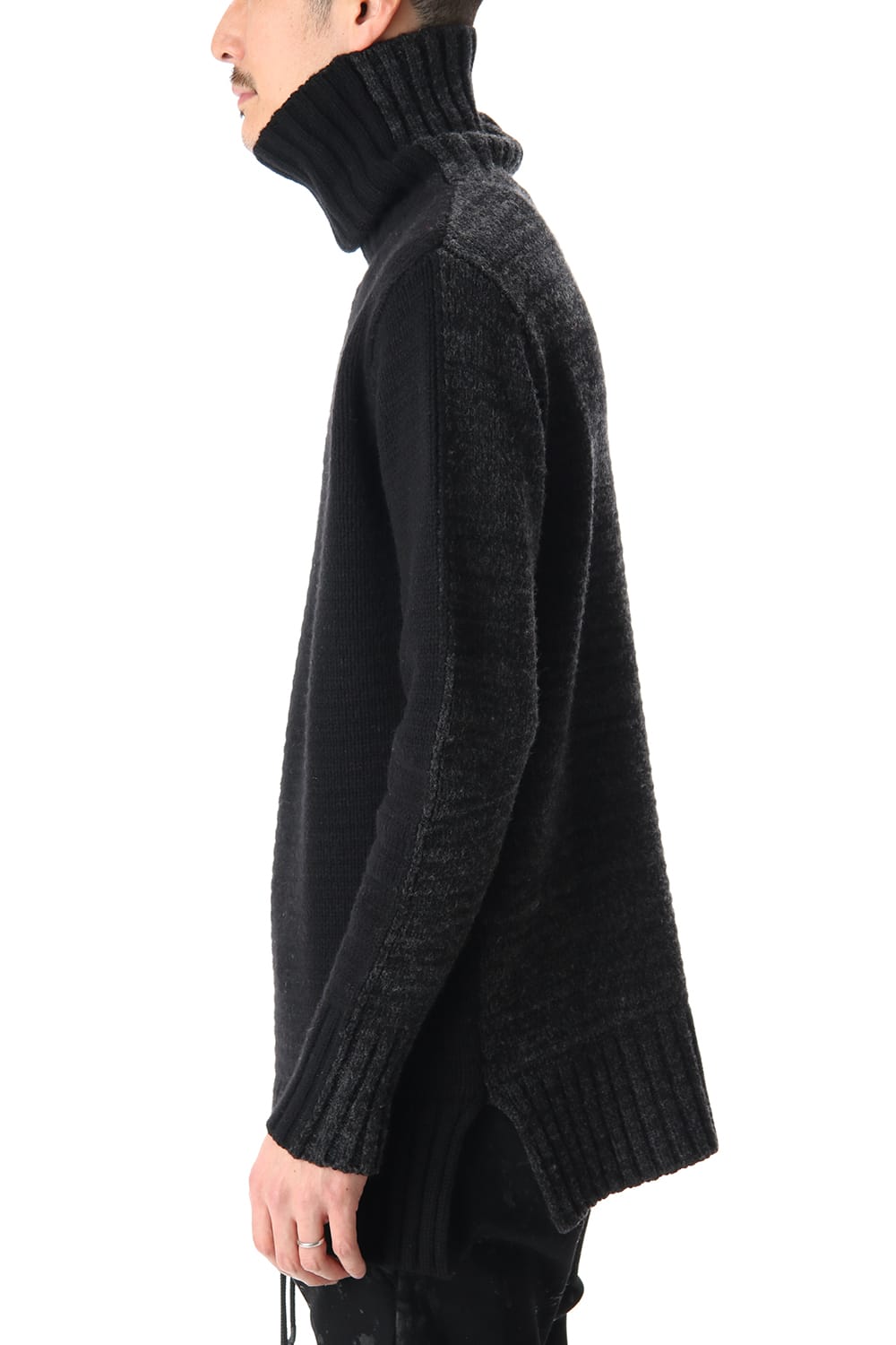 DOUBLEFACE KNIT JERSEY Black×C.Gray