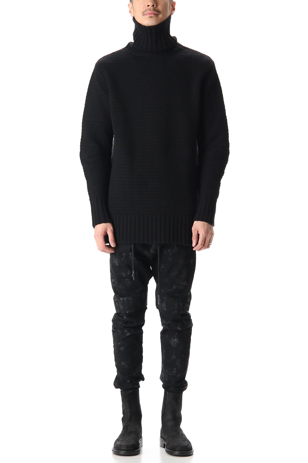 DOUBLEFACE KNIT JERSEY Black×C.Gray