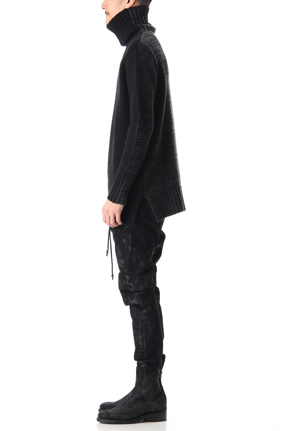 DOUBLEFACE KNIT JERSEY Black×C.Gray