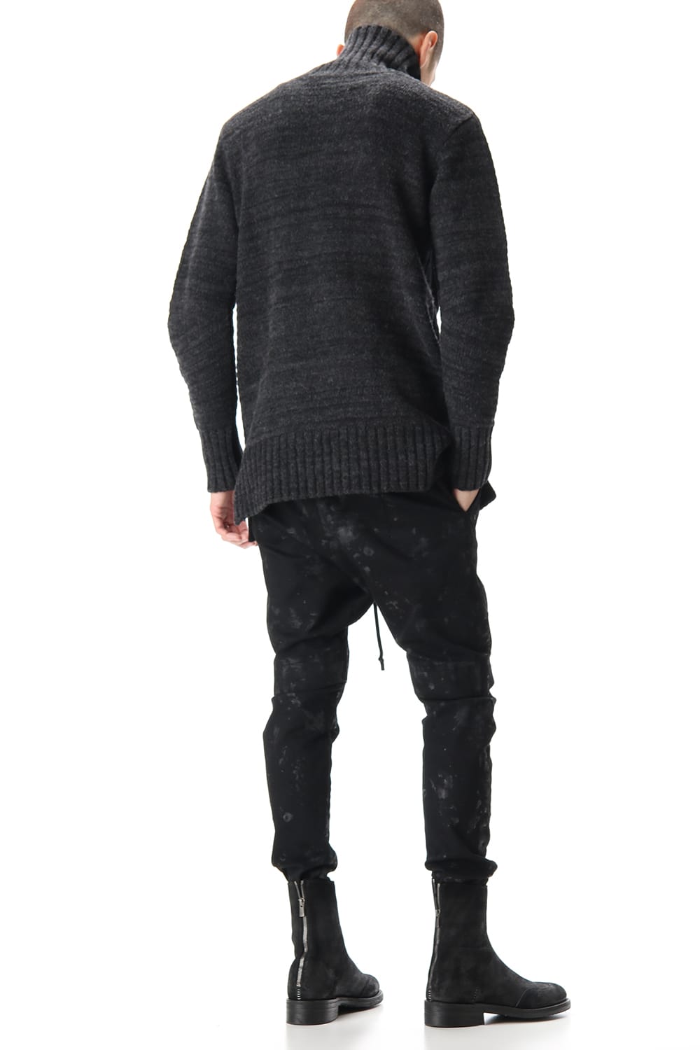 DOUBLEFACE KNIT JERSEY Black×C.Gray