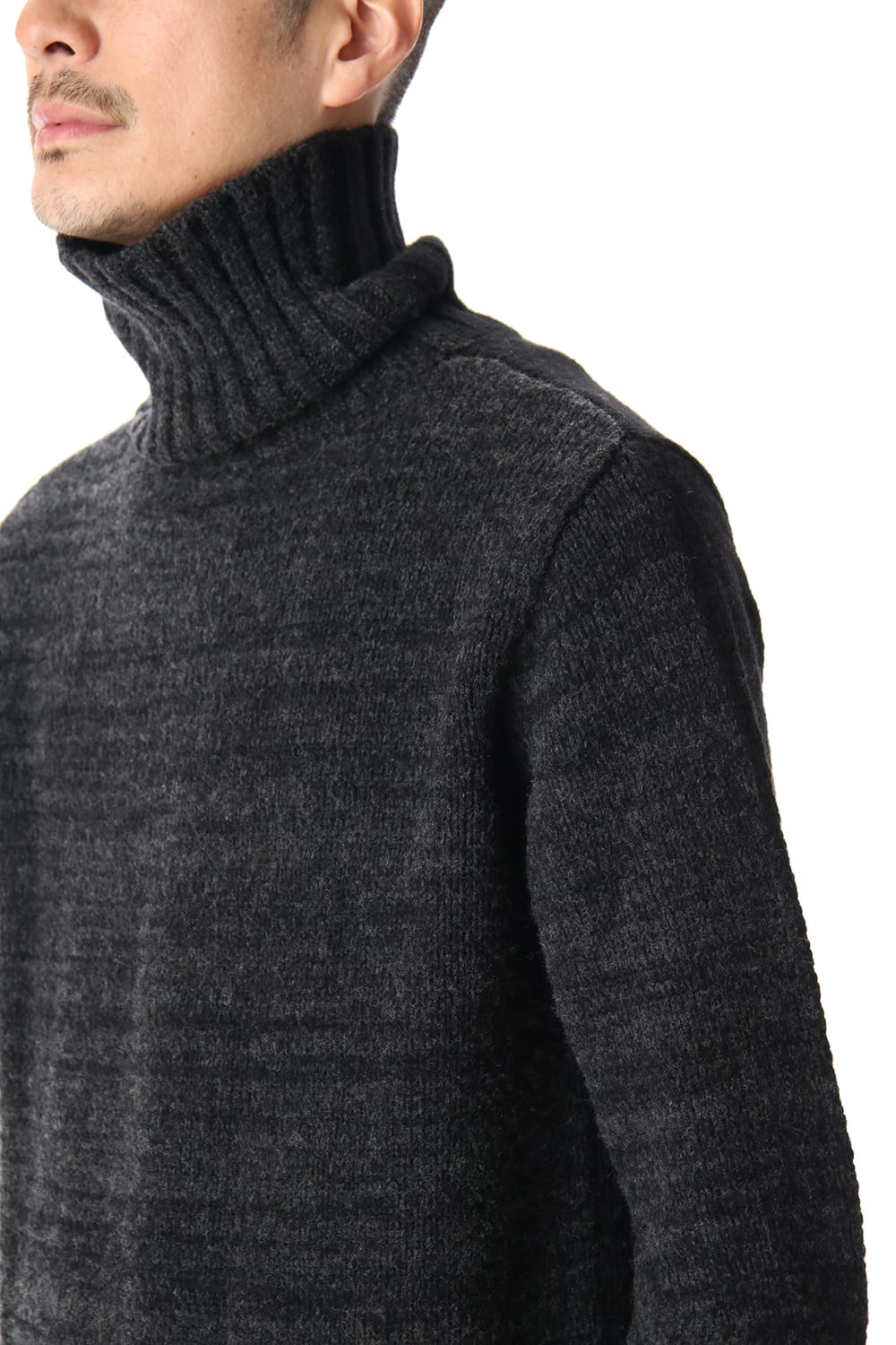 DOUBLEFACE KNIT JERSEY Black×C.Gray