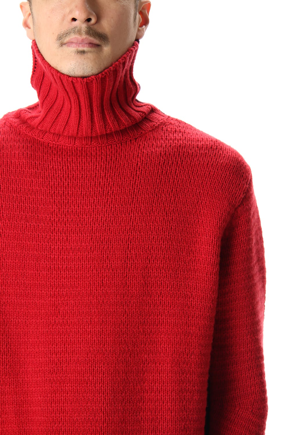 DOUBLEFACE KNIT JERSEY Red×Burgundy
