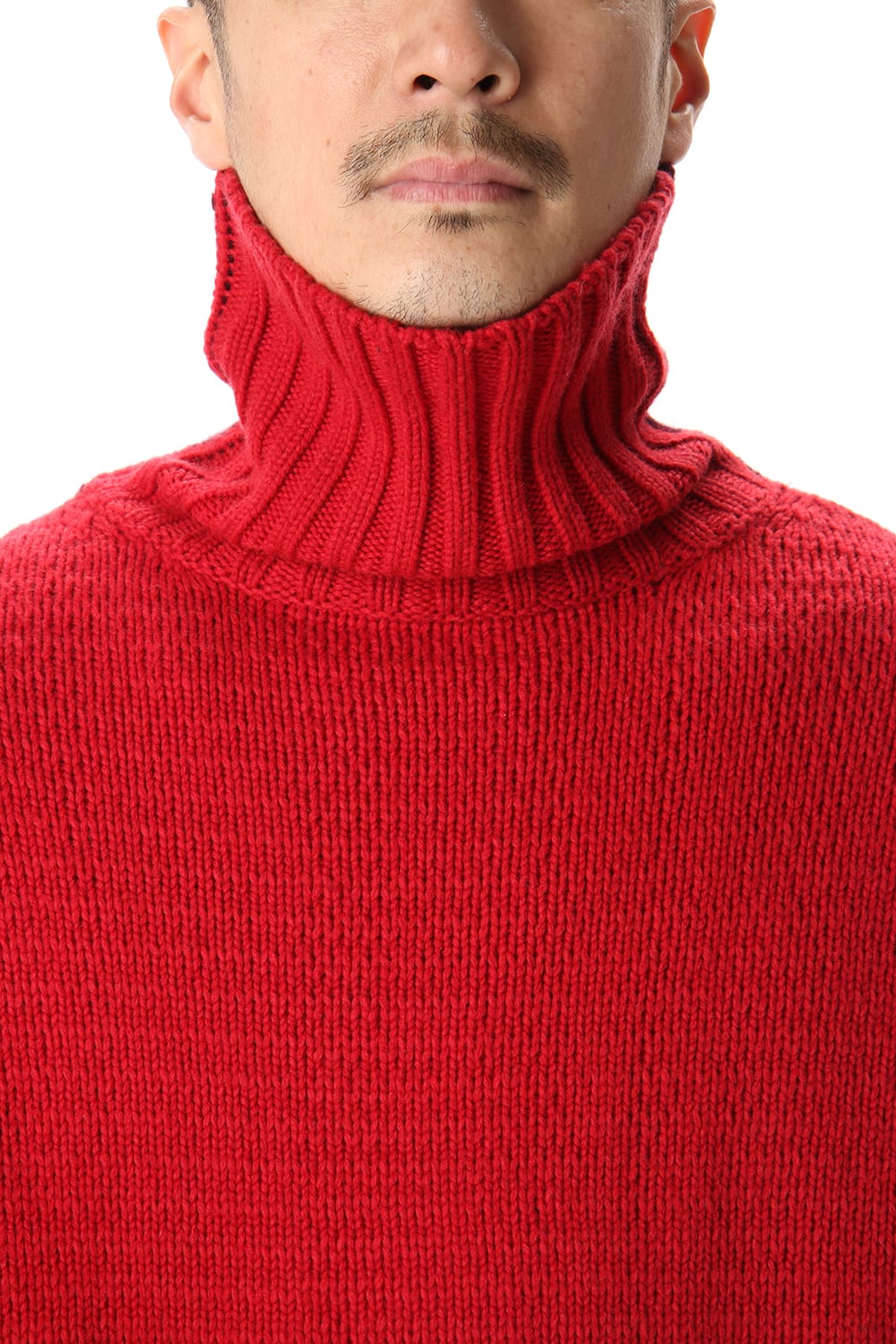 DOUBLEFACE KNIT JERSEY Red×Burgundy
