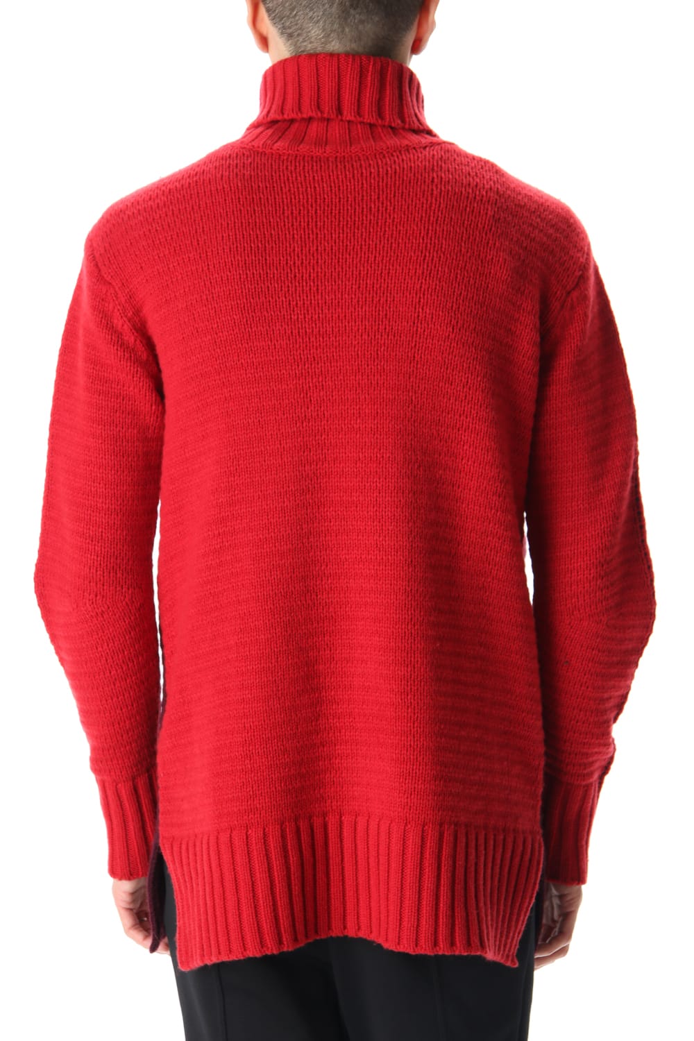 DOUBLEFACE KNIT JERSEY Red×Burgundy