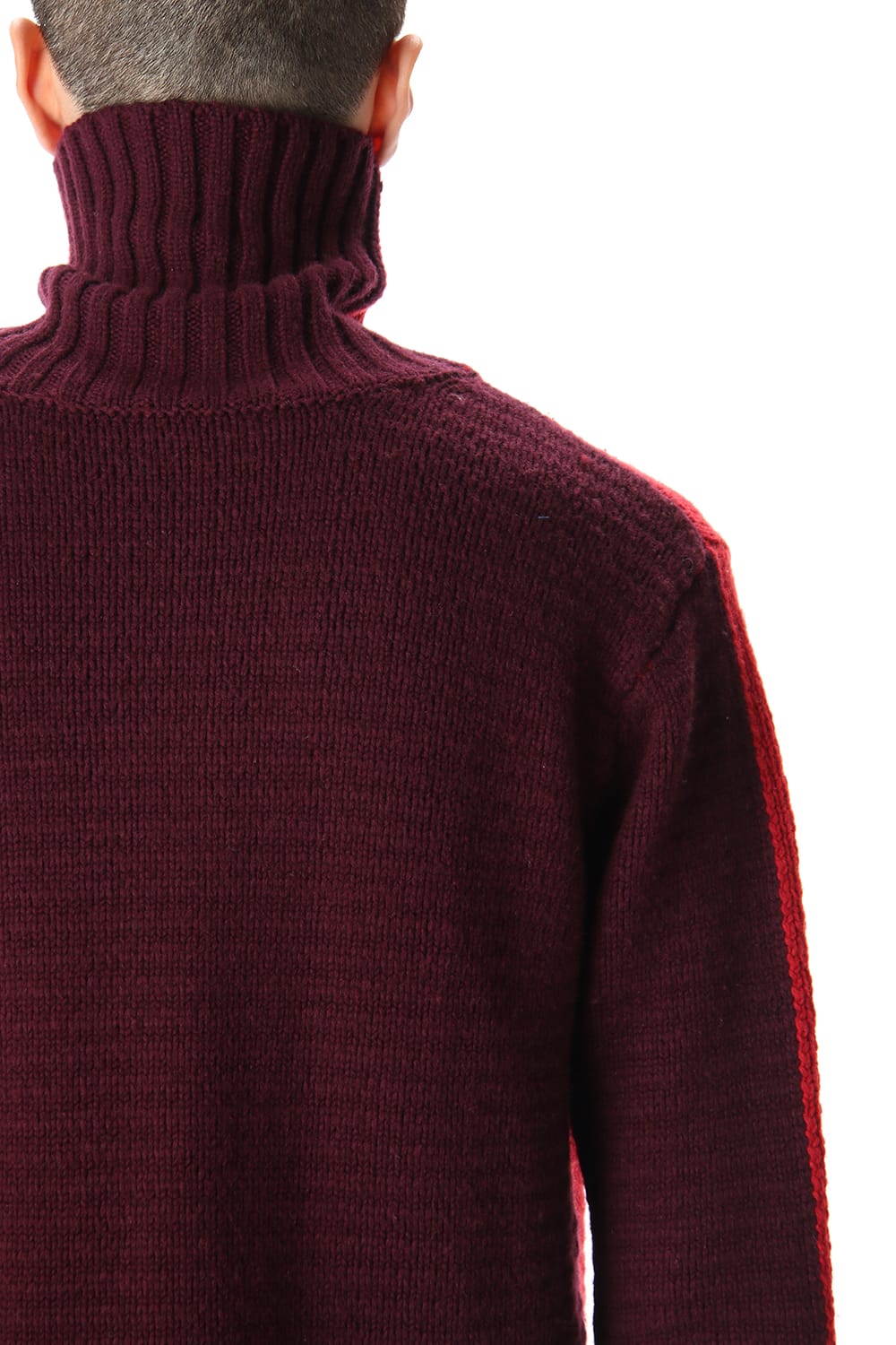 DOUBLEFACE KNIT JERSEY Red×Burgundy