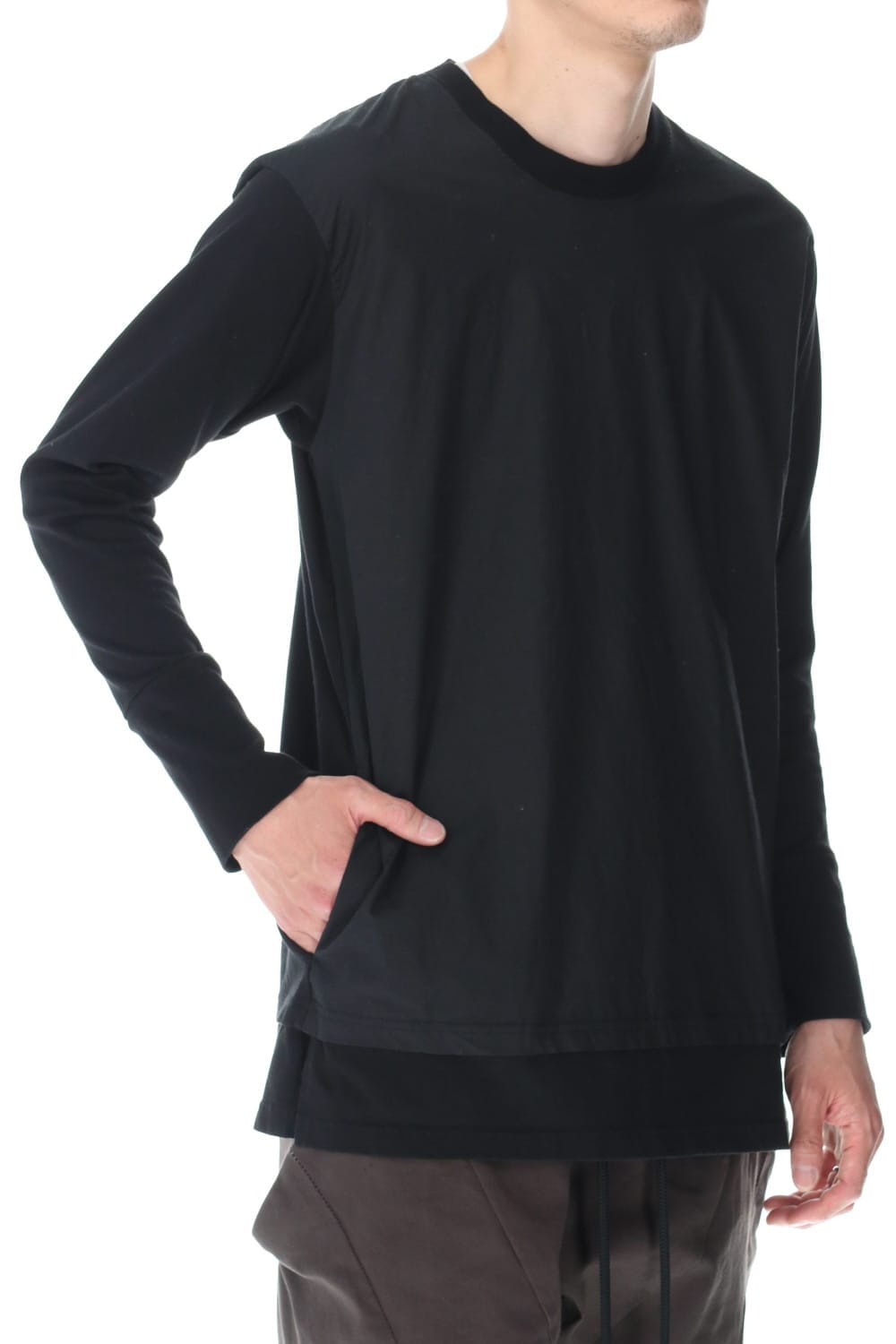 レイヤード L/S Black