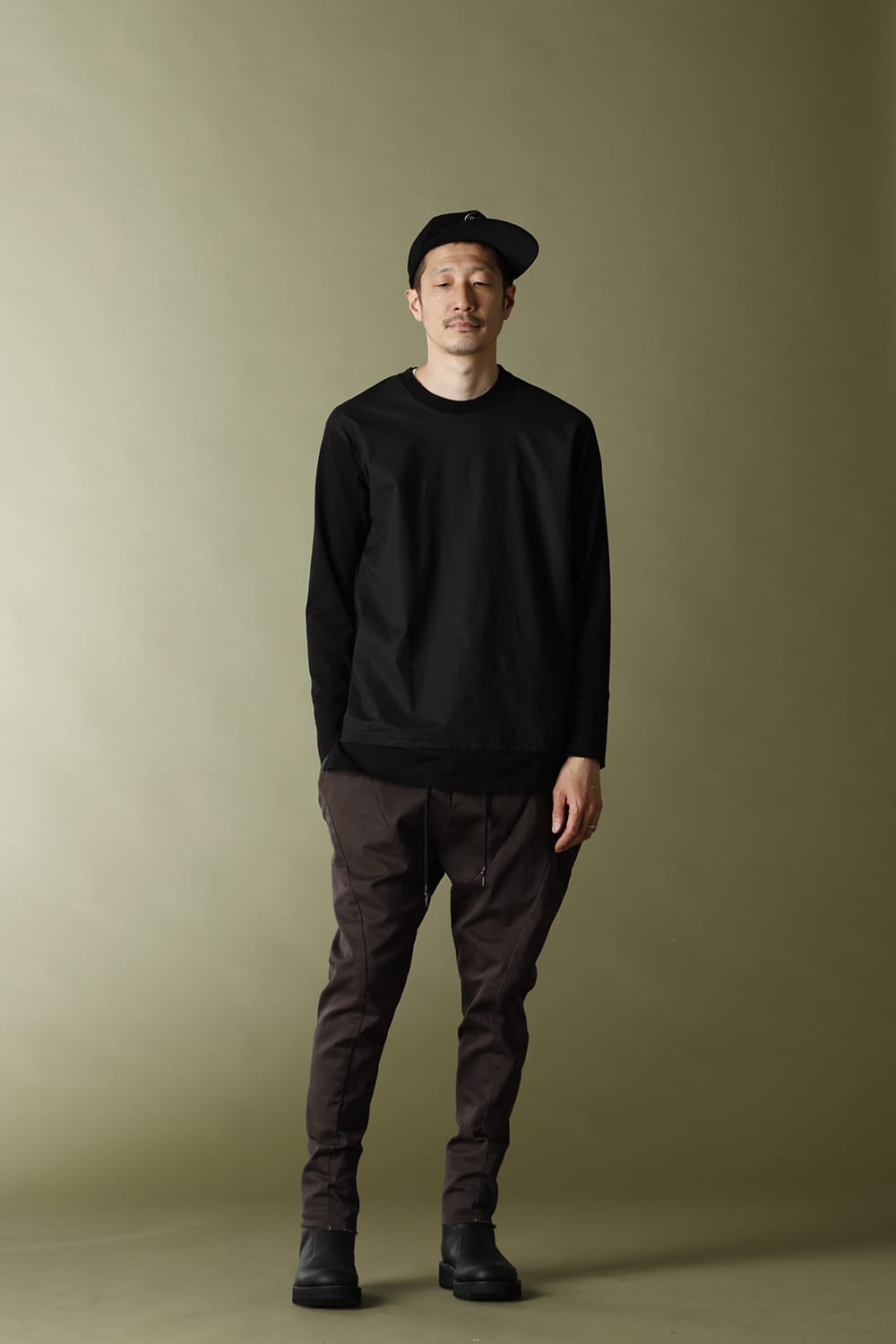 レイヤード L/S Black