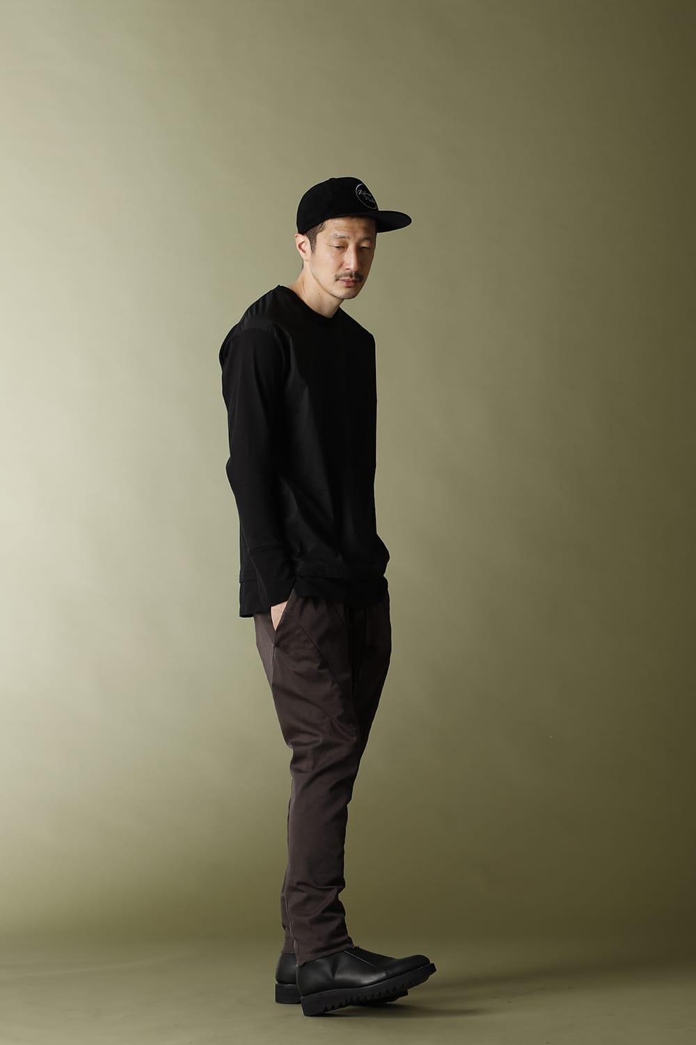 レイヤード L/S Black