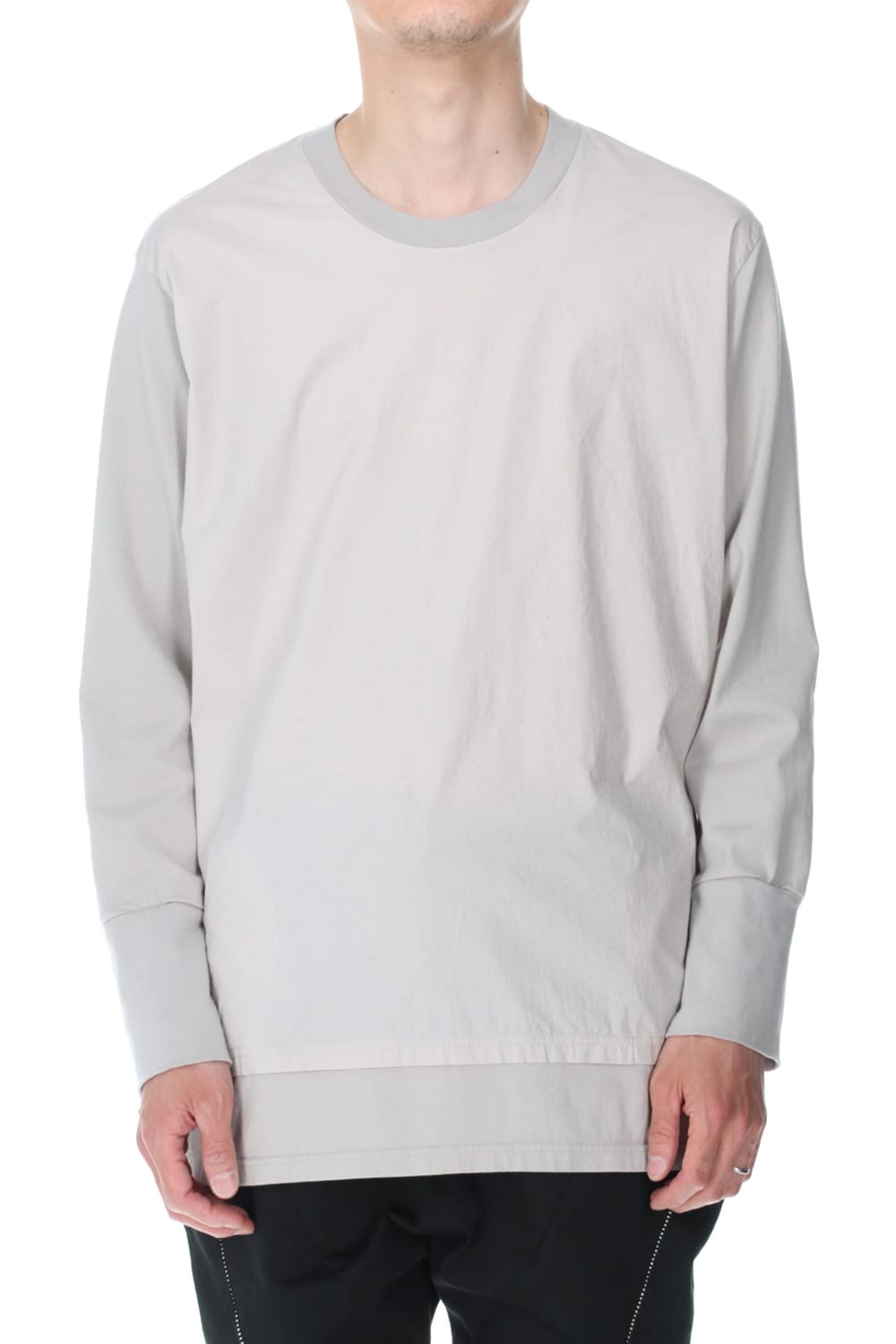 Layered L/S Eiger Gray