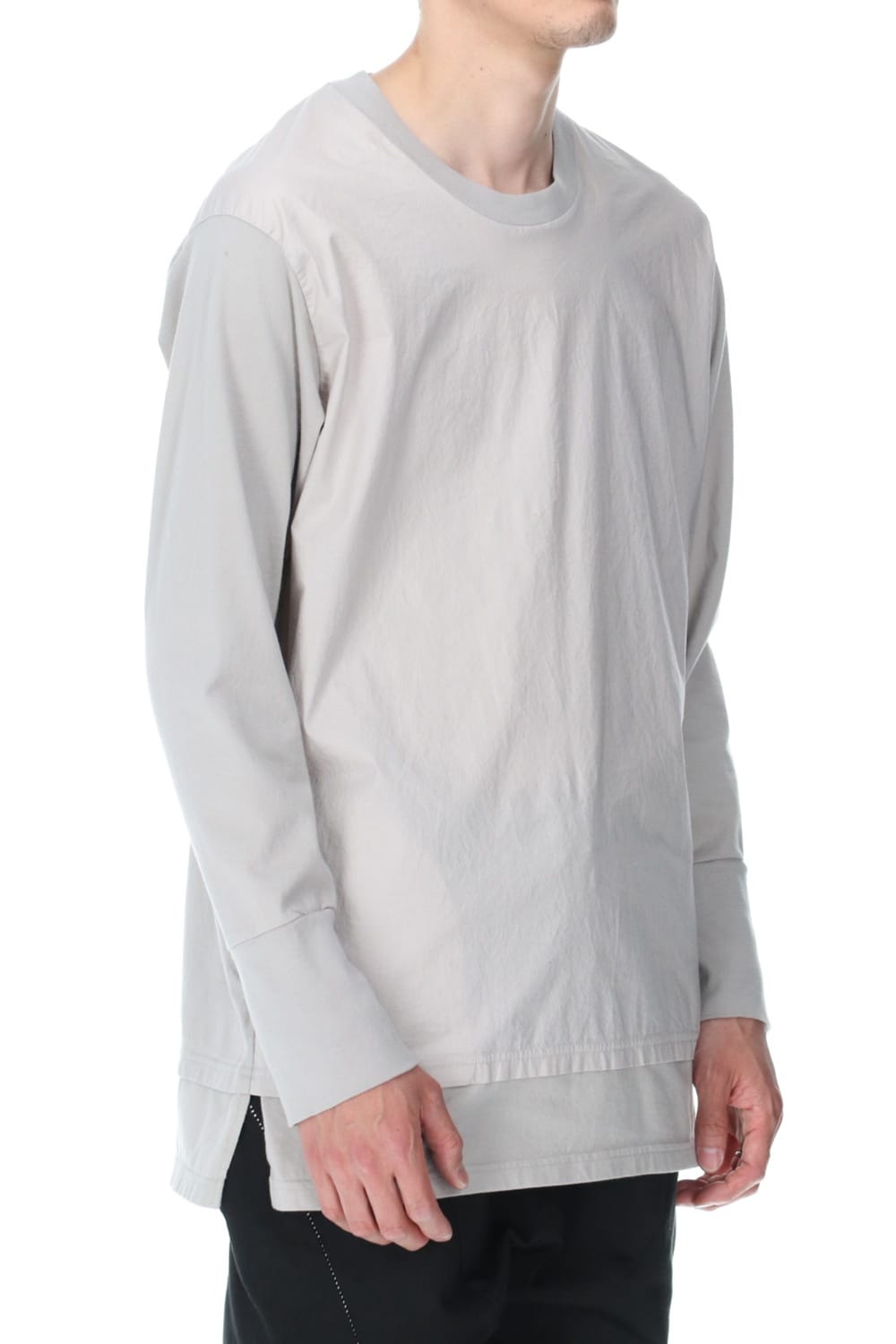 Layered L/S Eiger Gray