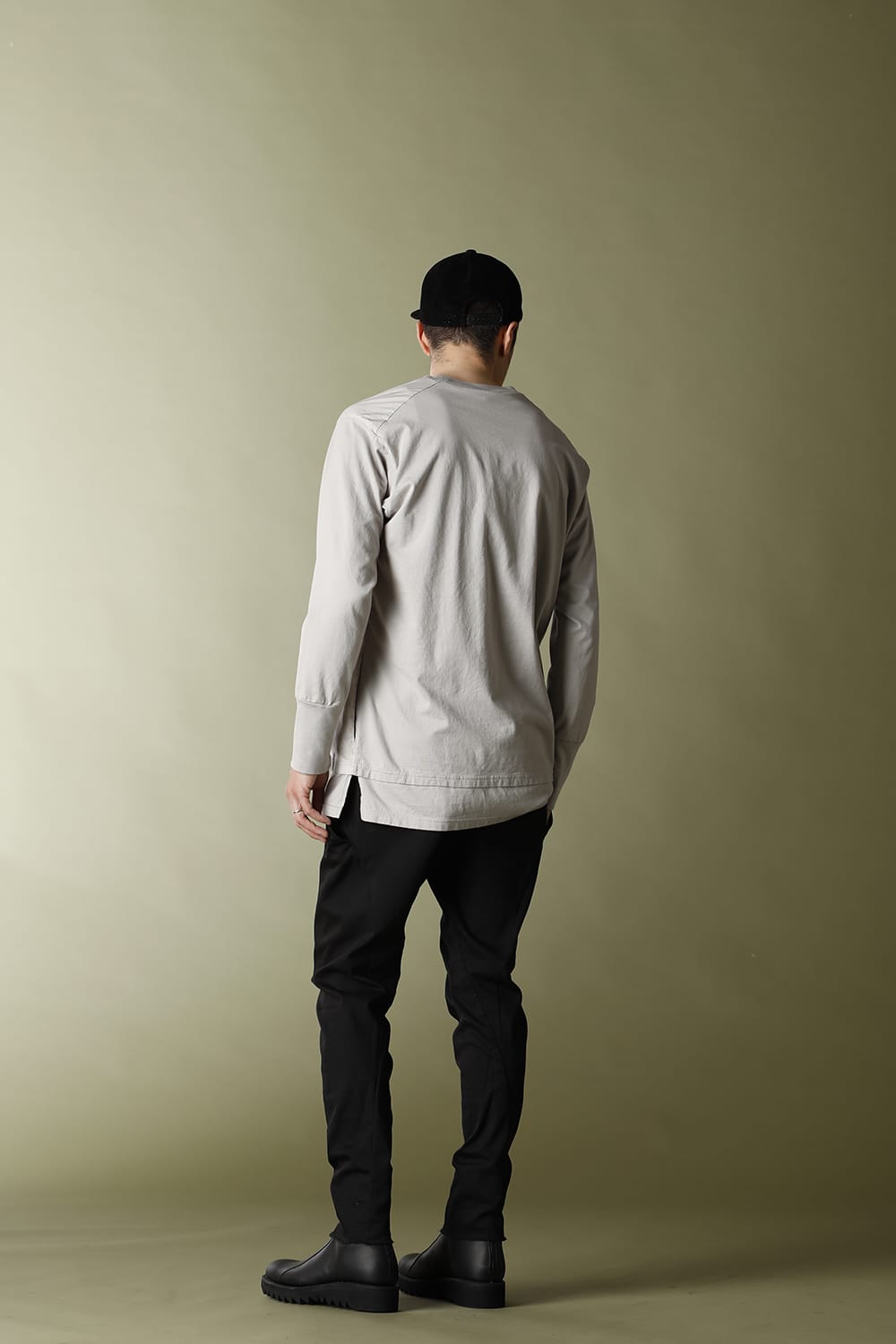 Layered L/S Eiger Gray