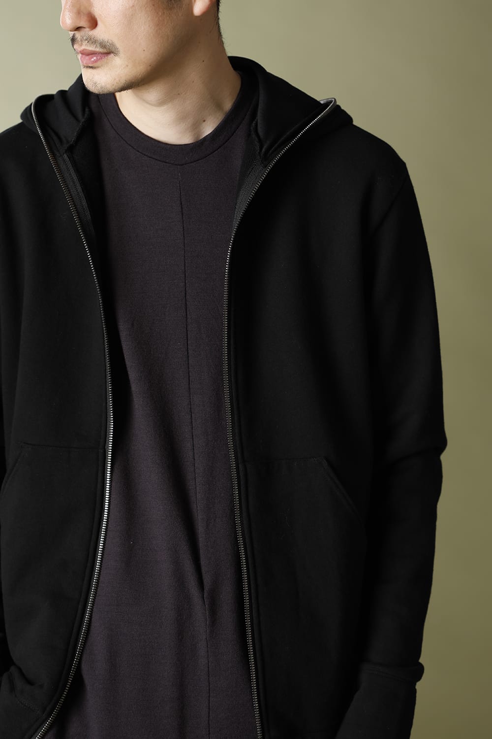 Zip up Hoodie Black