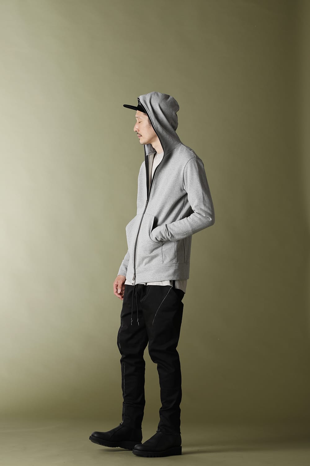 Zip up Hoodie T.Gray