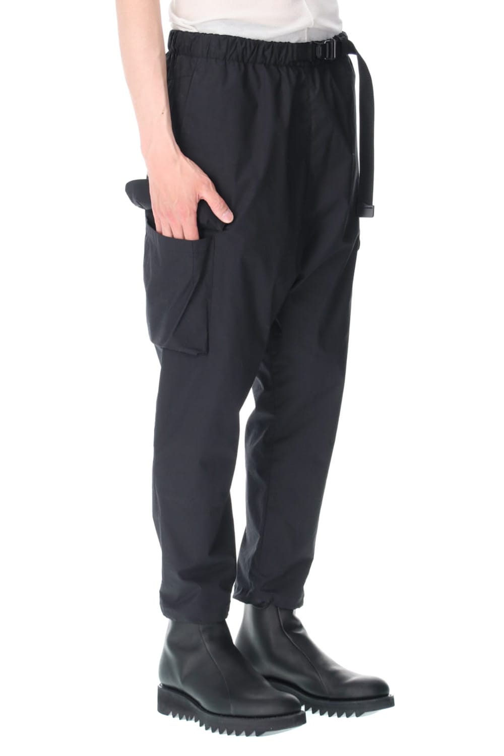 Cropped Bush Pants Matt Black