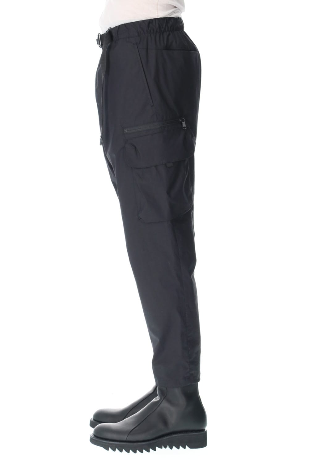 Cropped Bush Pants Matt Black