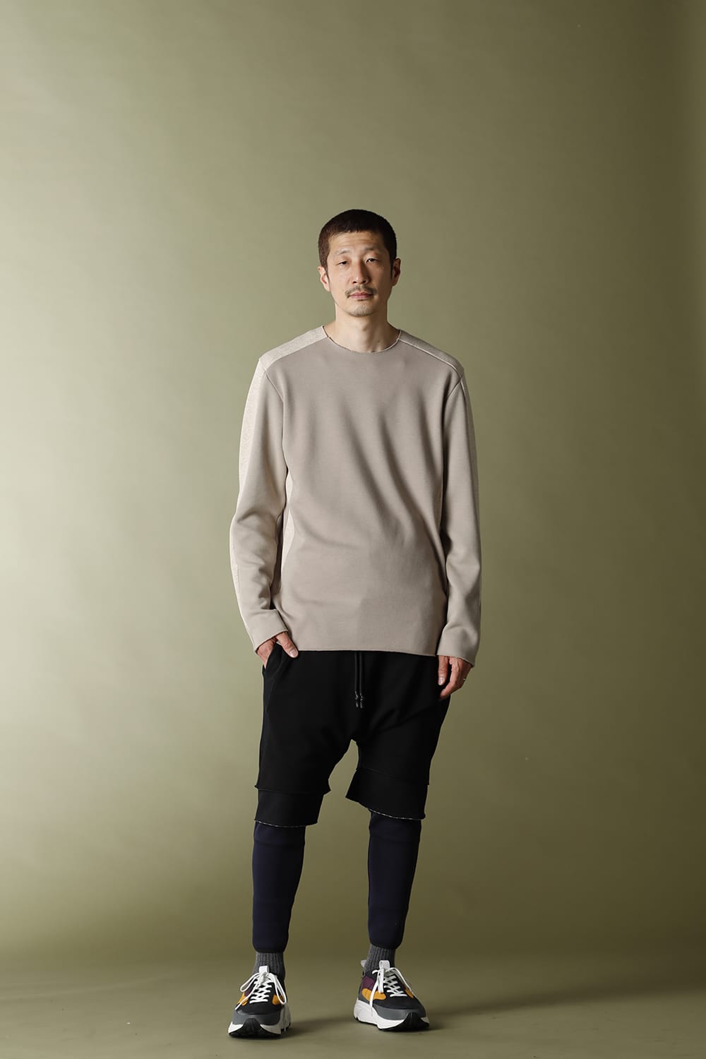 Bicolor Solid Flux Gray×T.beige