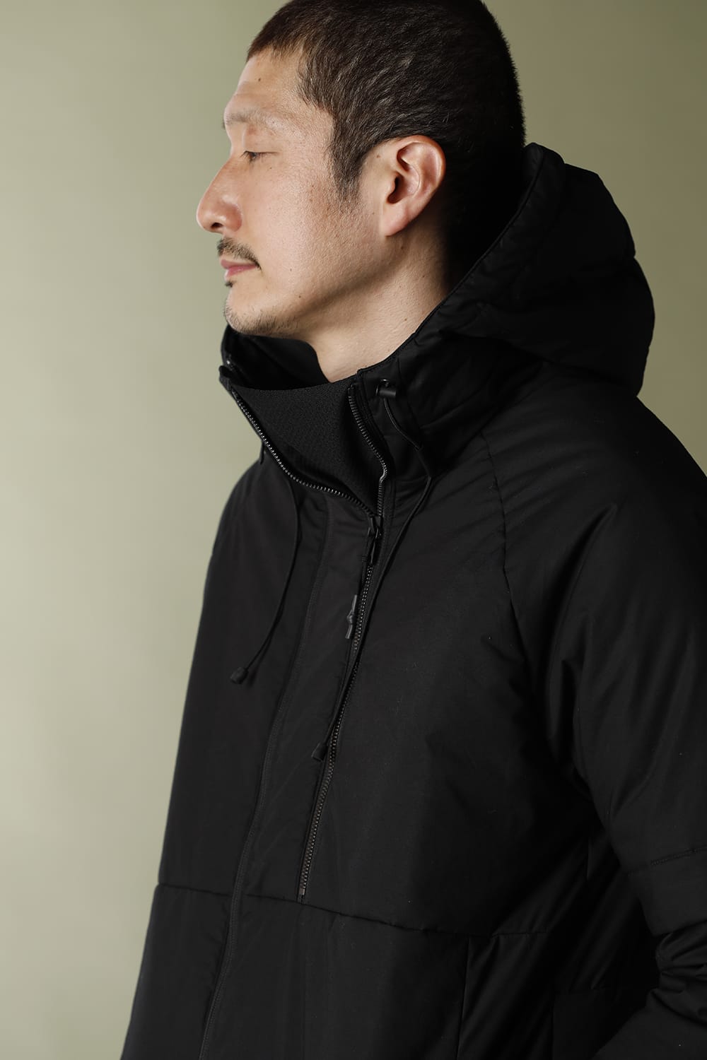 Anorak Hoodie Matt Black