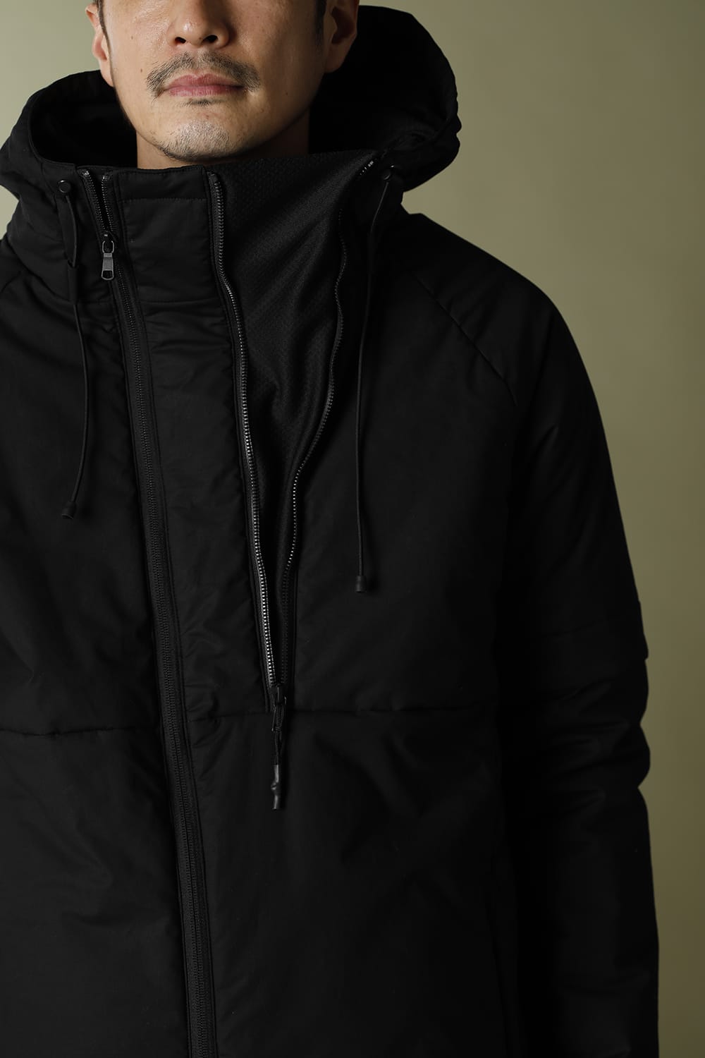 Anorak Hoodie Matt Black