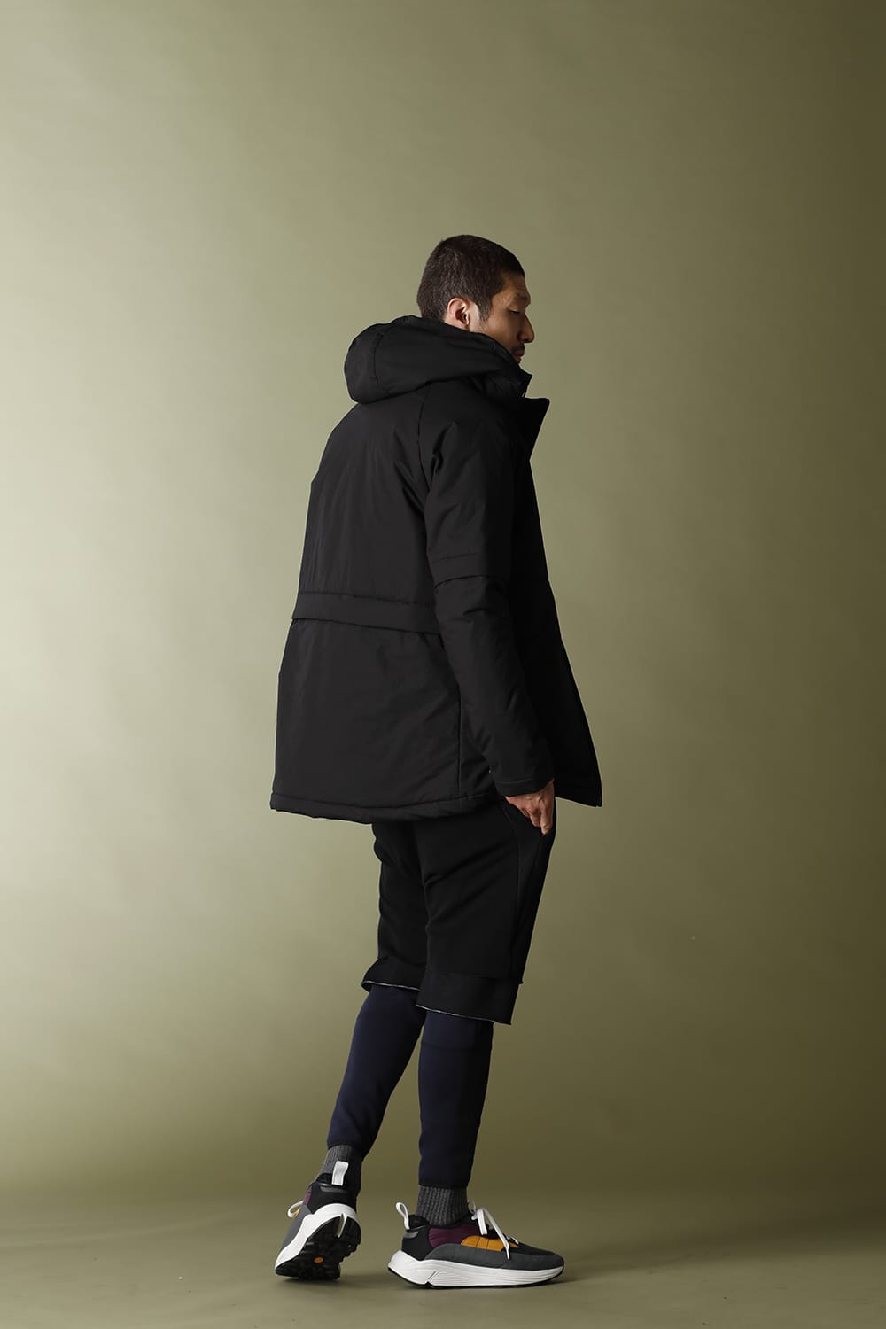 Anorak Hoodie Matt Black