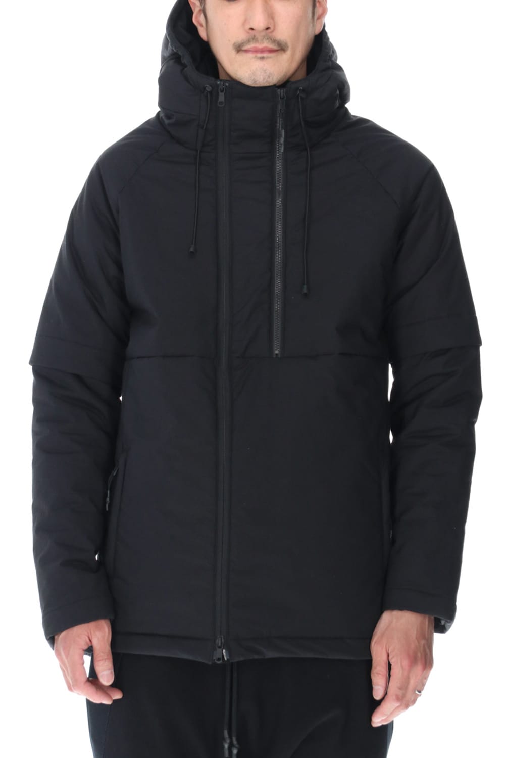 Anorak Hoodie Matt Black