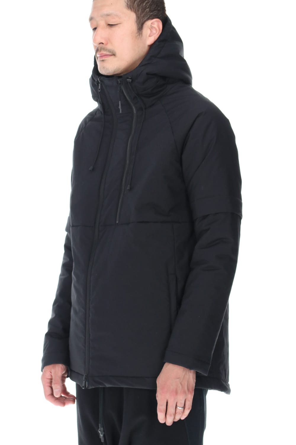 Anorak Hoodie Matt Black