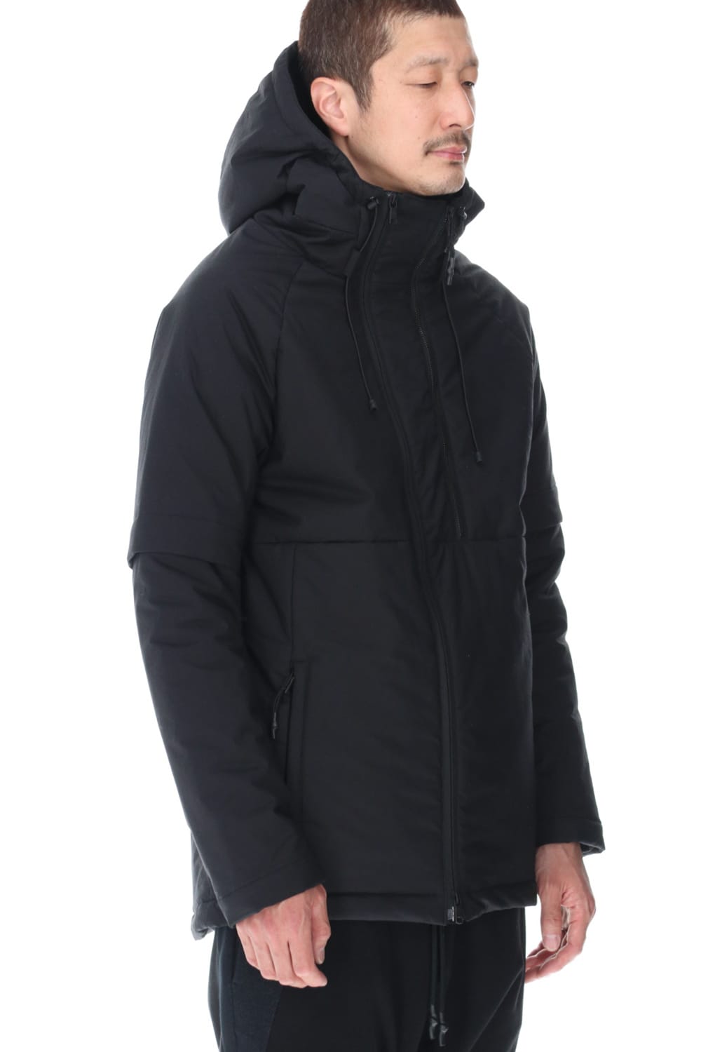 Anorak Hoodie Matt Black