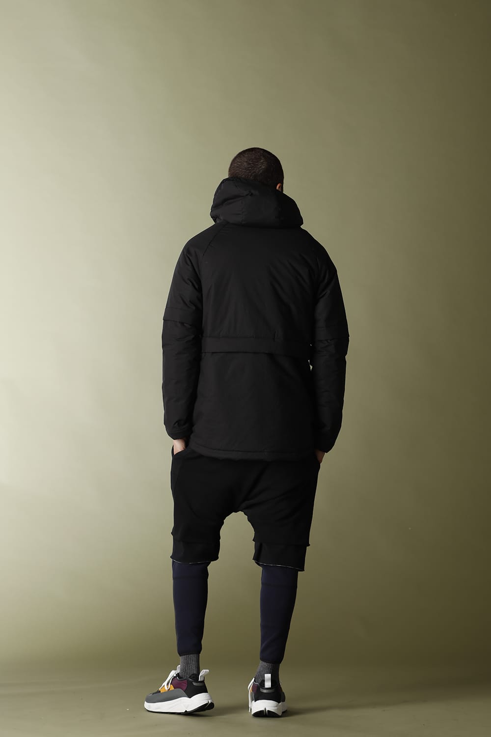 Anorak Hoodie Matt Black