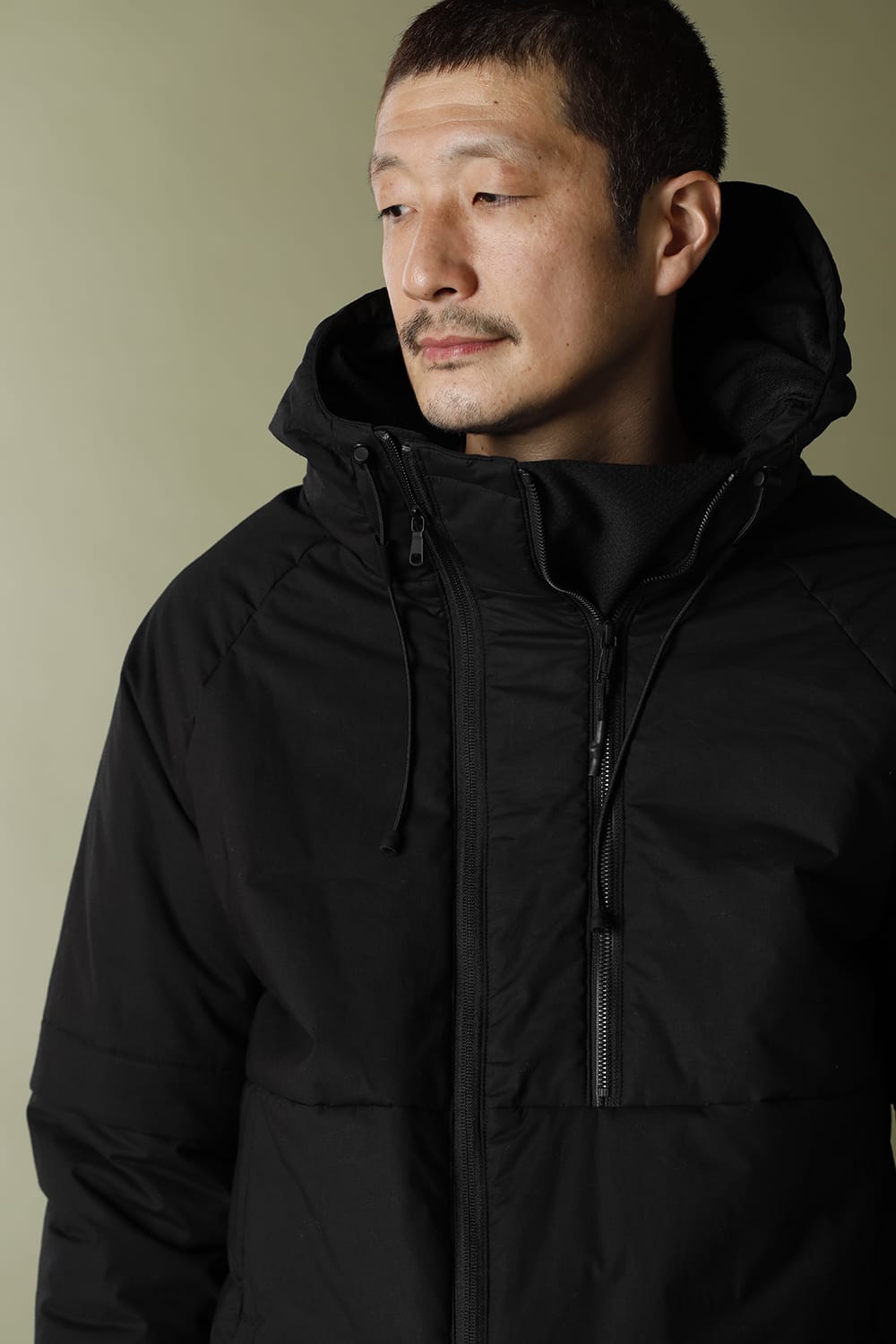 Anorak Hoodie Matt Black