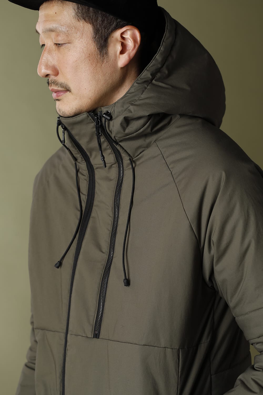 Anorak Hoodie Matt Khaki