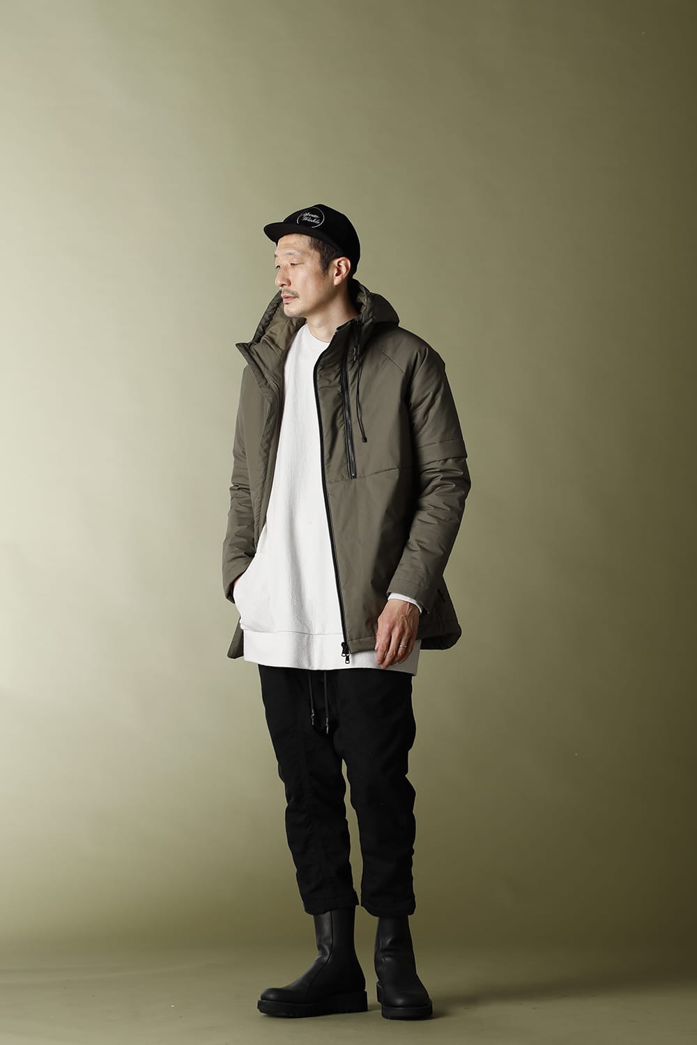 Anorak Hoodie Matt Khaki