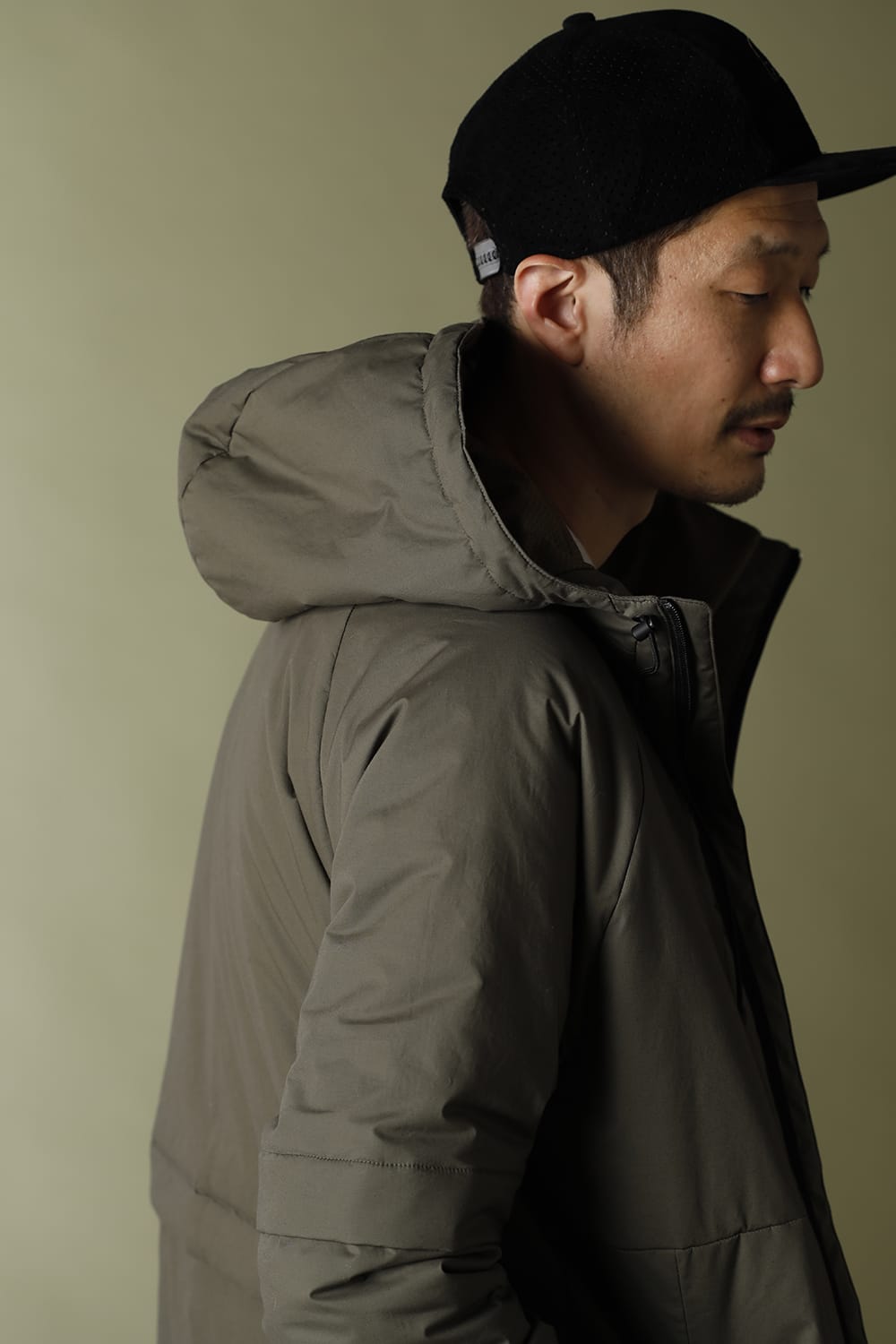 Anorak Hoodie Matt Khaki