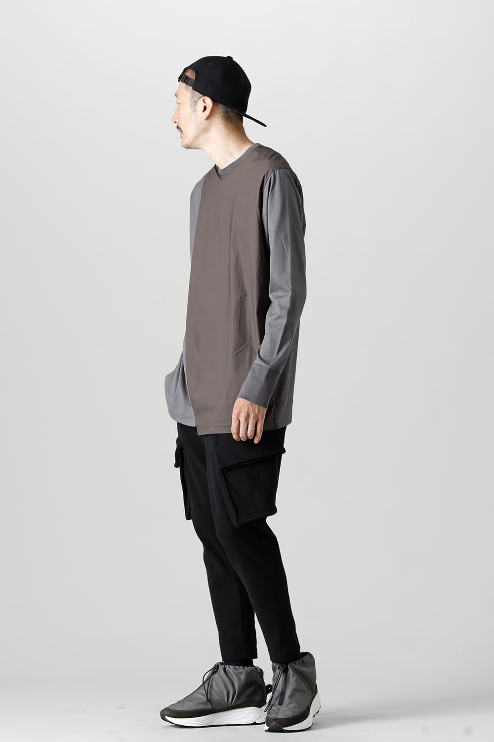 Cross Jersey L/S Selenium Gray