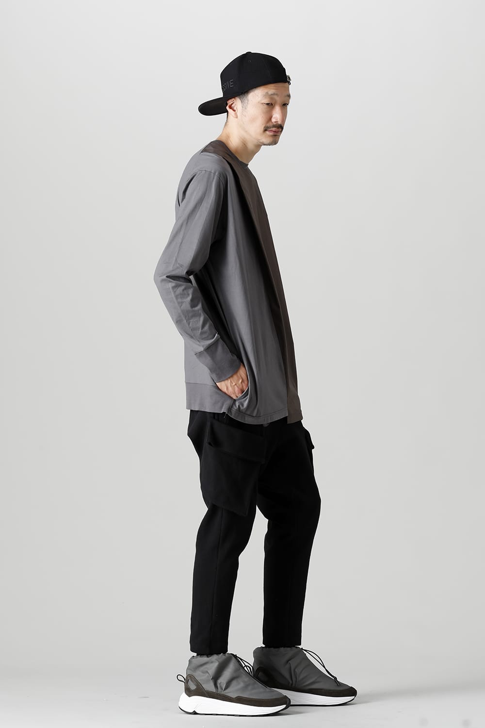 Cross Jersey L/S Selenium Gray